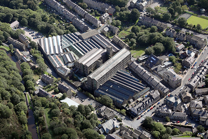 aerial photograph of the site